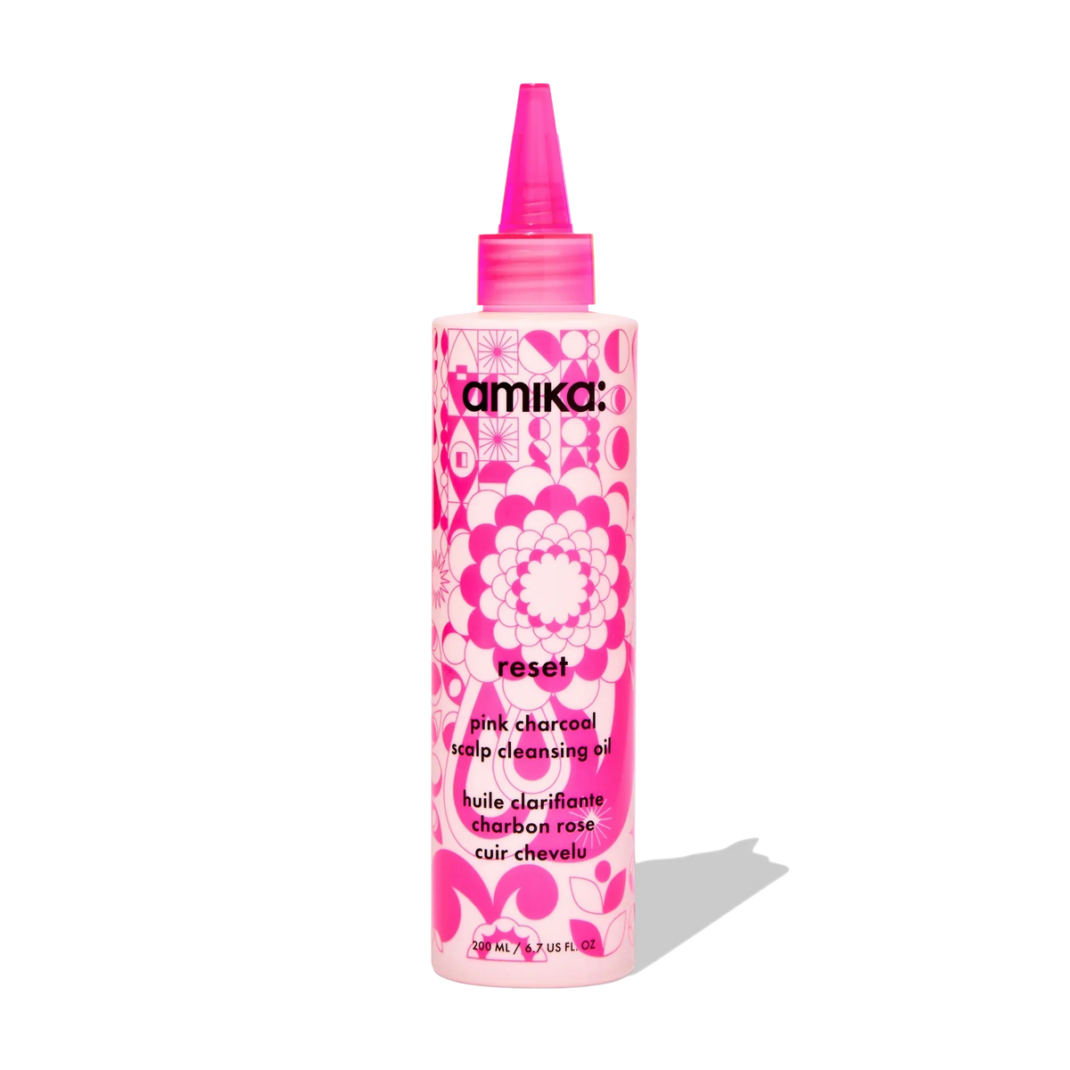 reset pink charcoal scalp cleansing oil - 6.7 oz / 200 ml Main image