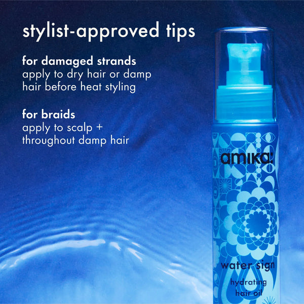 water sign hydrating hair oil for dry hair
