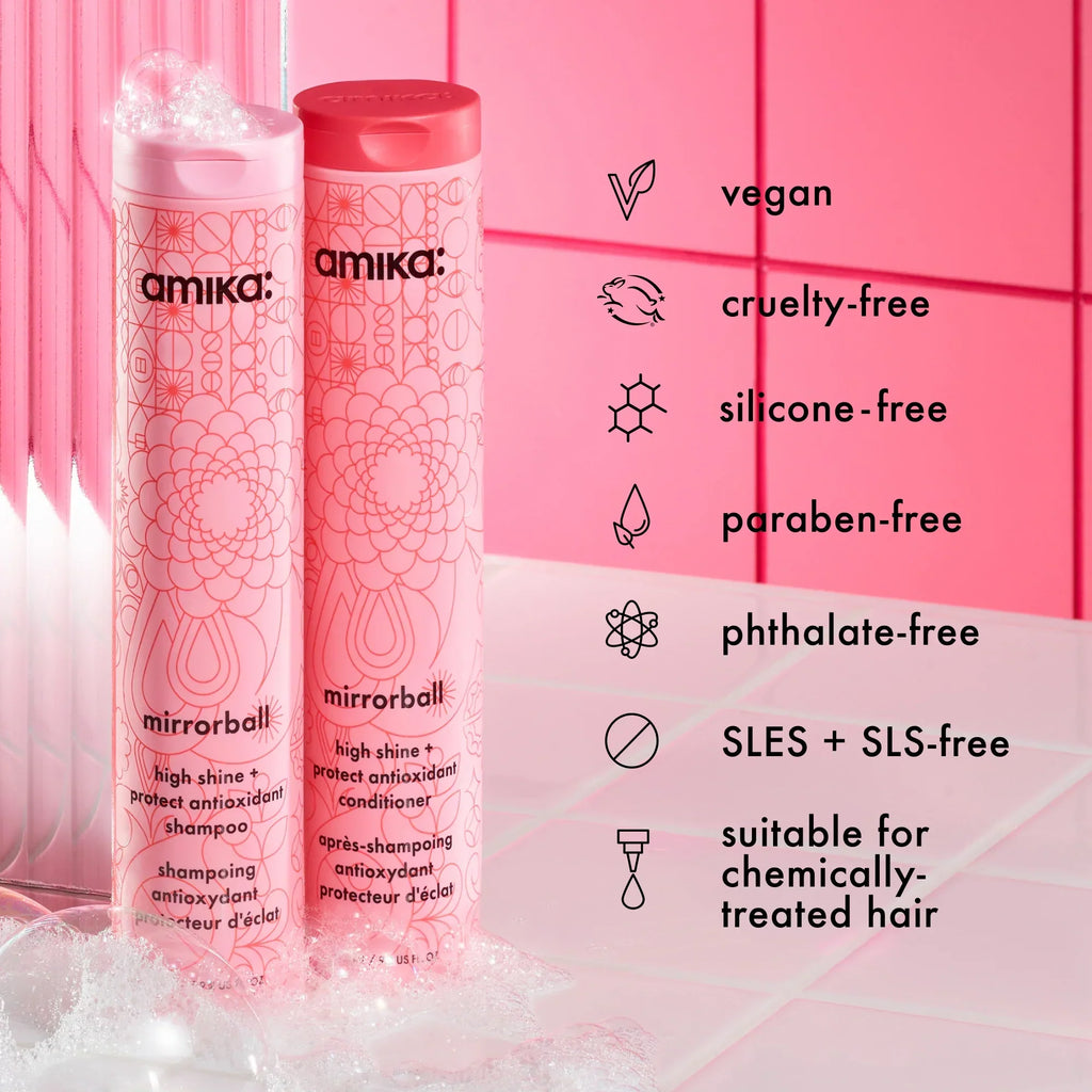 mirrorball high shine + protect antioxidant shampoo - 9.2 oz / 275 ml