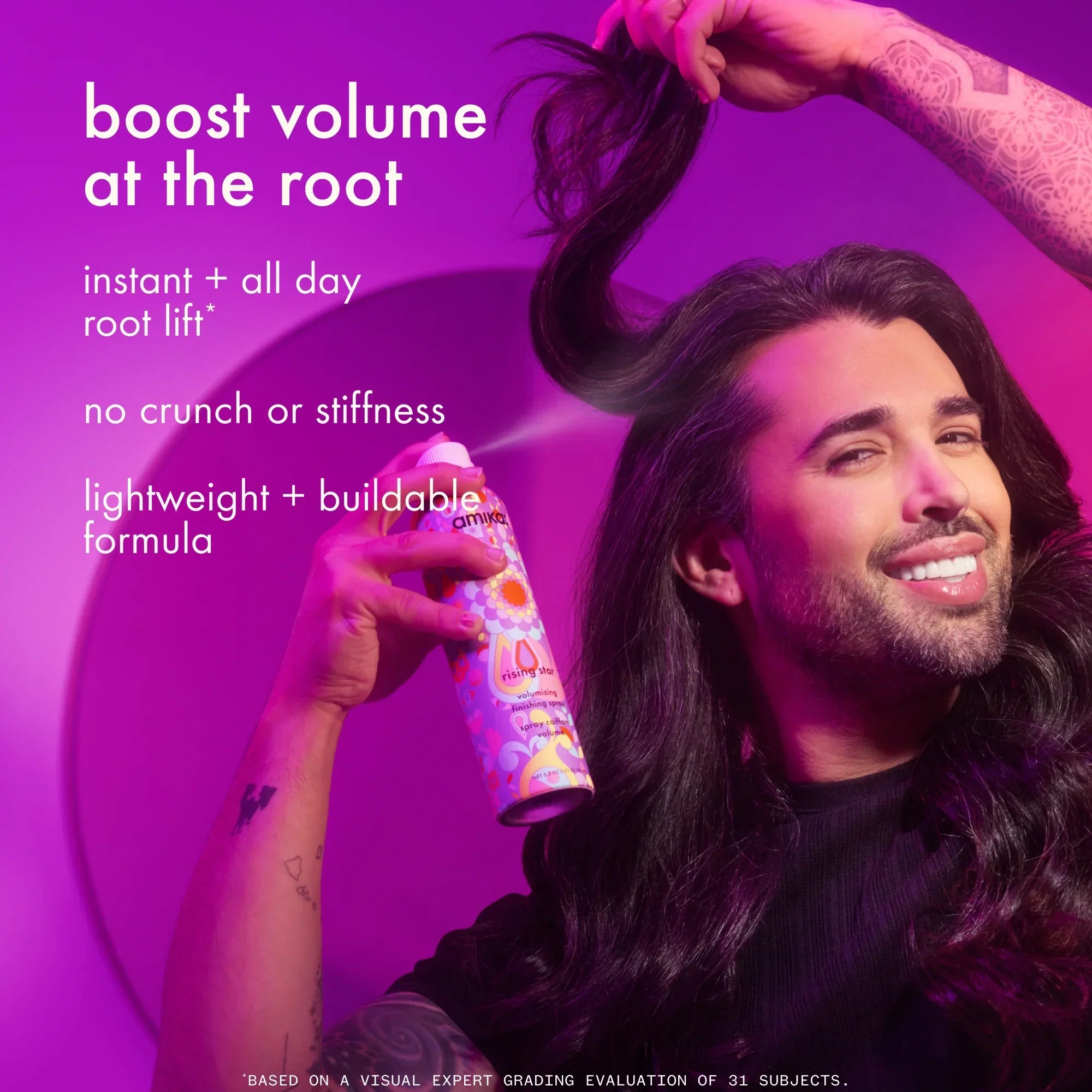 rising star volumizing finishing spray - 5.3 oz / 185 ml Secondary image