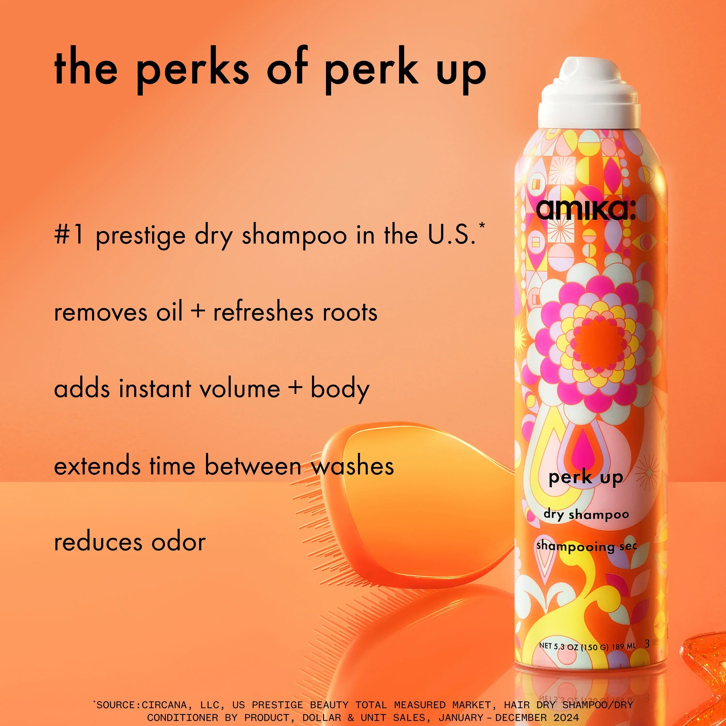 perk up dry shampoo (perk up original) - 5.3 oz / 189 ml Secondary image