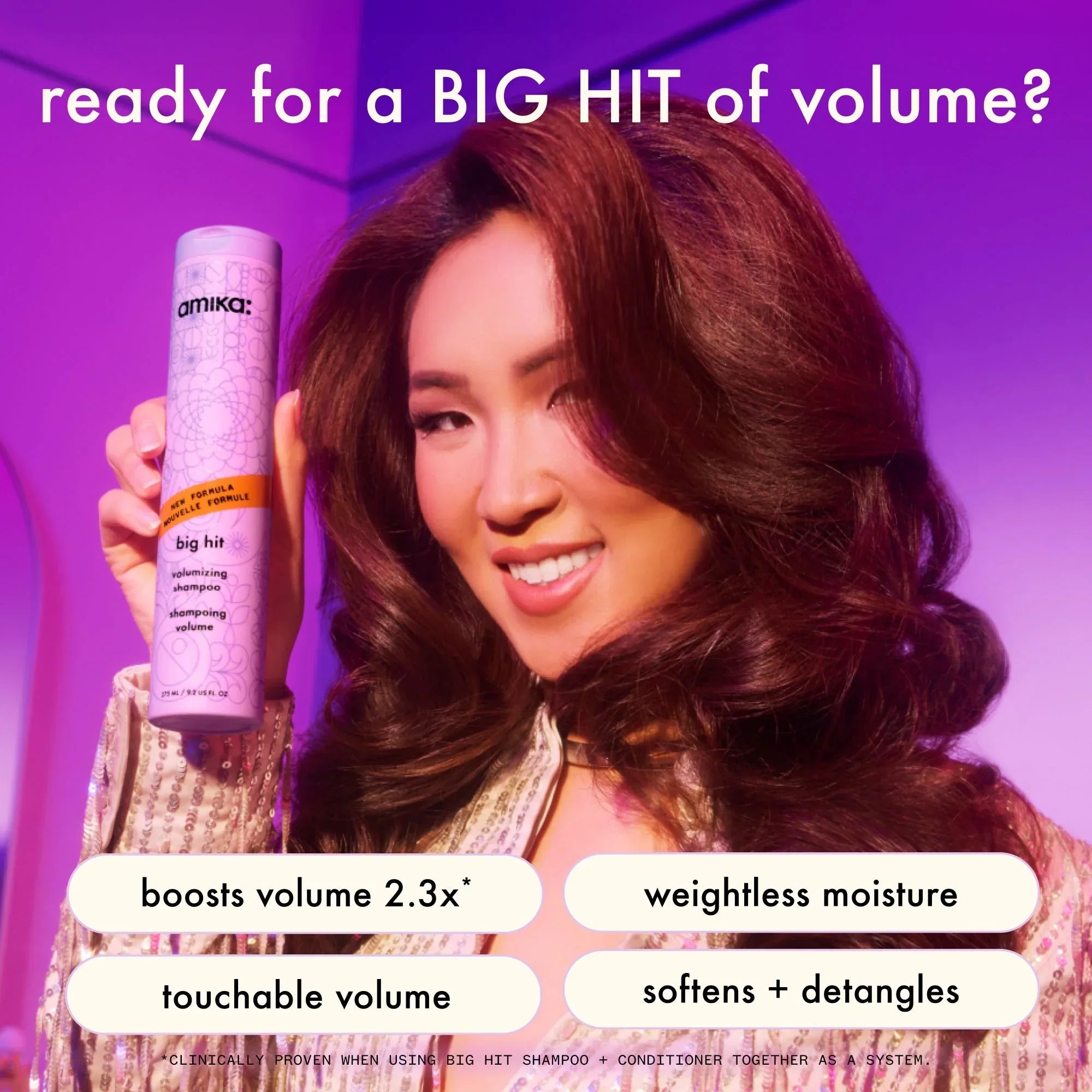big hit volumizing shampoo - 9.2 oz / 275 ml Secondary image