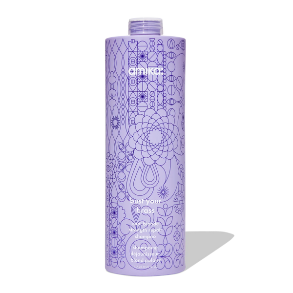 bust your brass cool blonde strength repair shampoo - 9.2 oz / 275 ml
