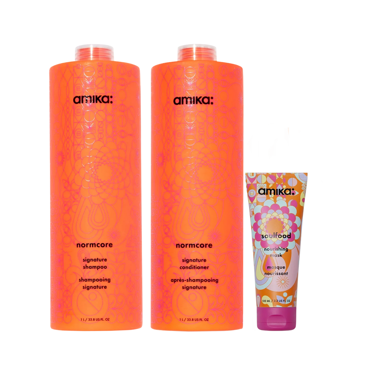super-sized signature set normcore shampoo and conditioner + soulfood mask Main image